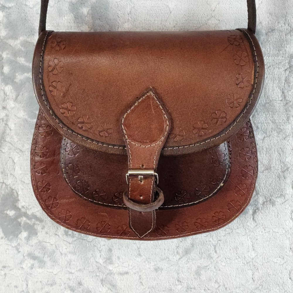 Cross Over Small Leather Bag